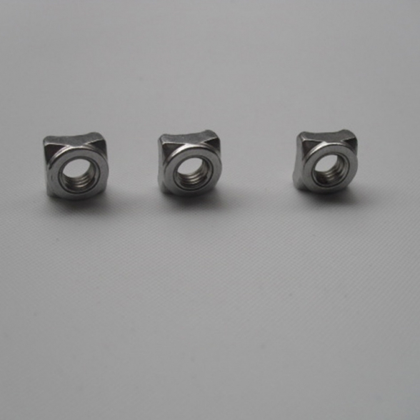 鹤壁DIN928 304不锈钢四方焊接螺母